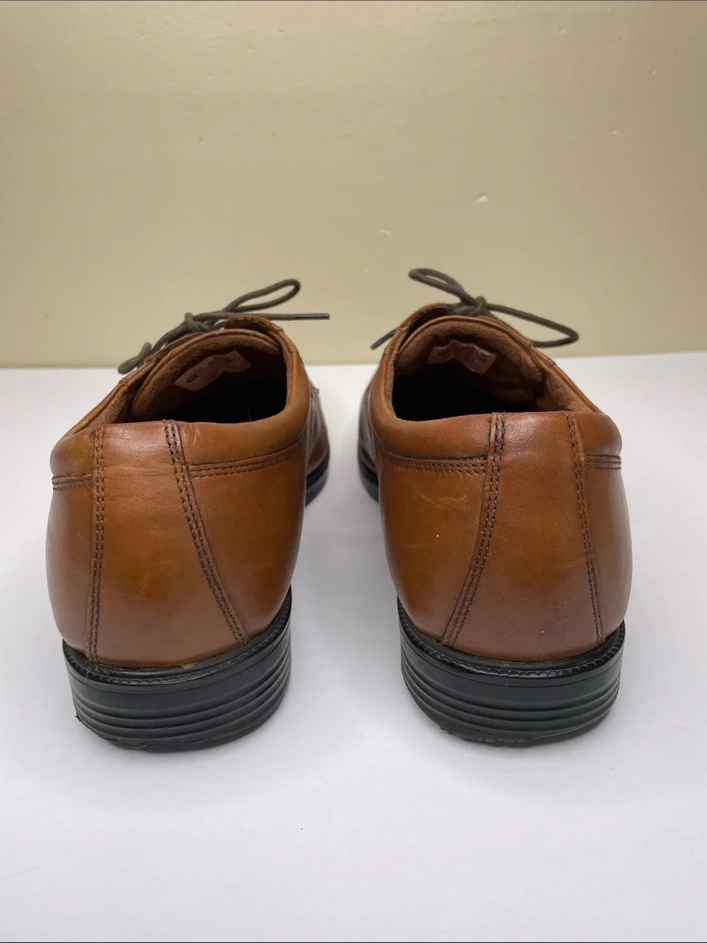 ROCKPORT Leather Apron Toe Slip Resistant Hydro Shield Waterproof Shoes 11.5